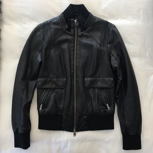 Mackage leather moto jacket